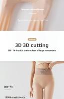 Pantalones De Una Pieza Calientes Y Gruesas Con Corrección De Forma Y Elevación De Glúteos Pantimedias De Flores Para Mujer - details 13