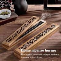 Portaencensas De Bambú Estilo Japonés Ecológico Natural Atrae La Ceniza Soporte Para Incienso Anti-Ash Sin Químicos Peligrosos - details 4