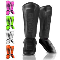 Kickboxing-espinilleras de boxeo para artes marciales, Protector de piernas para Muay Thai, Sanda Wushu, protectores de tobillo para Taekwondo - details 0