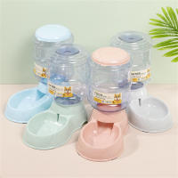 Alimentador Automático Para Mascotas Gran Capacidad Tazón De Alimento Para Perro Y Gato Suministros Para Mascotas Verde Gris Azul - details 1