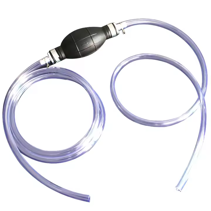 Bomba De Combustible Manual Para Coche EAFC Plástico Duradero Para Gasolina Y Diesel Cuerda De Mano Para Líquidos 1.2m - 1