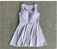 Falda De Tenis Casual Con Cierre Por Medio Zapado Ropa Deportiva Antideslizante Alta Cintura Ajustada Golf Yoga Vestido De Mujer - details 4