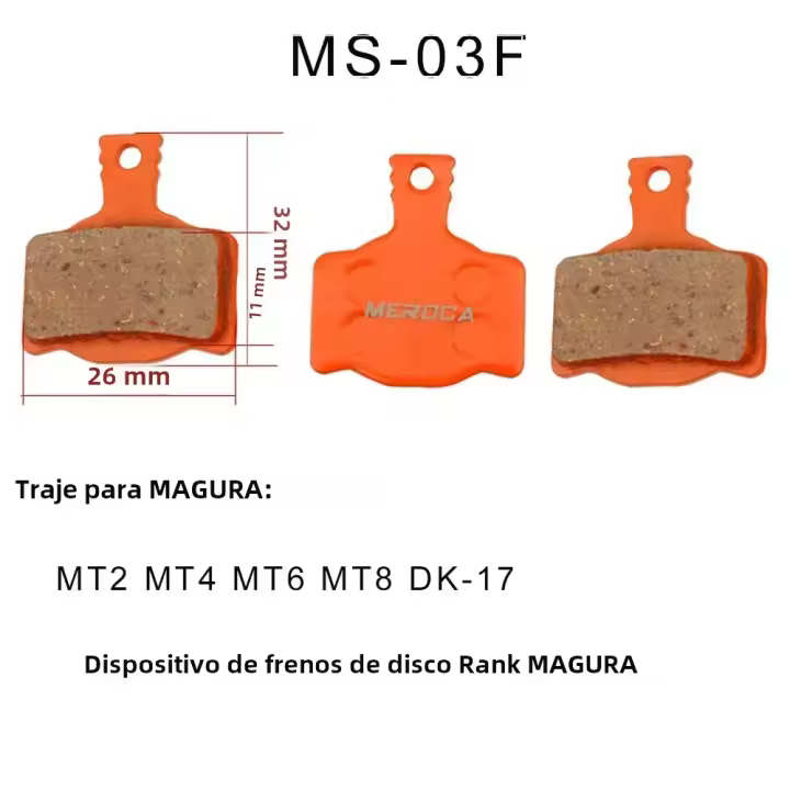 MEROCA Frenos De Bicicleta Pads De Freno Resina Semimetal Para Shimano M375 M445 Mt200 Bb5 Bb7 MTB Accesorios De Bicicleta - 1
