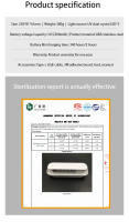 Nuevo Porta Cepillo De Dientes UV Con Secado Automático Y Esterilizador Inteligente Para Baño Pared Montada Recargable Secado Rápido - details 14