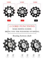 Pulley De Bicicleta Trasero Para Derailleur 11T 12T 13T 14T 16T 17T Guía Rueda De Jockey Para Shimano SRAM Velo De Carretera 7-12 Velocidades - details 15