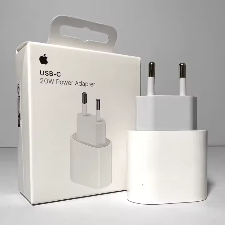 Cargador Original Apple 20W USB-C de Carga Rápida, Compatible Con Todos Los iPhone y iPad - 1