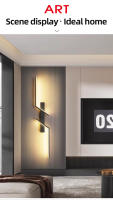 Lámpara De Pared LED Moderna Minimalista Para Dormitorio Y Sala De Estar Luz De Noche Para Cama Y Sofá Fuente De Aluminio Incluye Bombillas Instalación En Pared - details 5