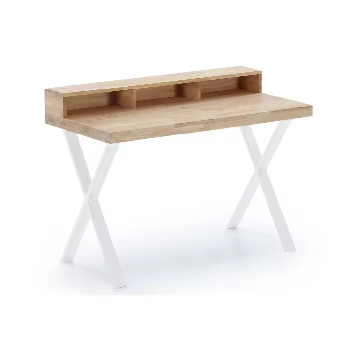 MESA ESTUDIO X-LOFT 120 x 60 CM ROBLE NORDISH / BLANCO.  ADC MUEBLECENTER  Envío Gratuito - 1