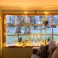 Luz De Enredadera LED Para Fiesta De Boda Y Decoración De Navidad Con 10/20/40/80 LEDS Cadena De Luces Festoon Para Dormitorio Estilo Estrellado Piloto Inalámbrico 3V - details 2