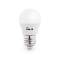 6uds Bombilla Led G45 redonda 3W/5W/6W/7W/8W/9W, luz blanca/fria y amarilla/luz calida 6500K y 3000K, casquillo grande E27, pack de 6 uds, Don Feliz - details 0