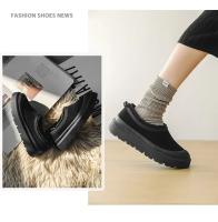 Nuevos Zapatos De Lana Para Mujer 2024 Botas De Nieve De Plataforma Calientes Antideslizantes Exteriores Para Al Aire Libre Con Lona Y Suela De EVA Zapatos De Invierno Con Forro De Peluche Corto - details 16
