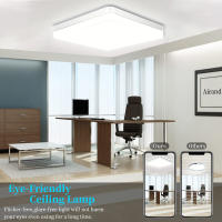 Luz De Techo LED Cuadrada IRALAN Para Dormitorio En Acero Y Acrílico 18W 24W 36W 48W Neutro Frío Calido Iluminación Moderna Para Cocina Comedor Estudio Baño - details 5