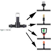 Juego De Riega Jardín DIY 4/7mm PVC Con Drippers Ajustables Y Herramienta De Perforación Para Riego Por Aspersión Y Micro-irrigación - details 8