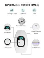 Epilador Láser Para Mujeres 999999 IPL Depilador Flash Permanente LCD Para Bikini Cuerpo Axila Sin Dolor - details 12