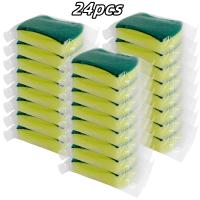 24pcs Esponjas De Limpieza Altamente Absorbentes Individualmente Empaquetadas Eliminadoras De Rusticidad Y Grasa Para La Cocina Y El Hogar - details 4
