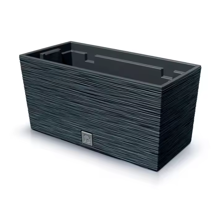 Prosperplast Macetero Blanco con Depósito FURU 39,5 X 18,5 X 19,5 Cm - 8 L - 1