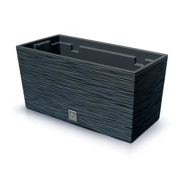 Prosperplast Macetero Blanco con Depósito FURU 39,5 X 18,5 X 19,5 Cm - 8 L - 1