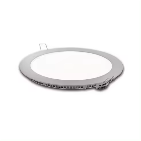 Downlight led redondo plano matel plata 18w 4200K - 1