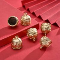 16Pcs Tapas De Cuerda Metálica En 2 Colores Estilo Tibetano Con Anillo Para Joyería DIY Tules Dorados Y Platinados - details 5