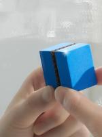 1pc Esponja De Diamante Para Limpieza De Espejos Y Puertas De Baño Elimina La Suciedad Con Magia Cepillo De Limpieza Para Espejos - details 1