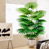 Planta Artificial De Palma Tropical Grande 60-105cm (37.2 Pulgadas) Hoja De Ventilador Decoración Para Oficina Y Hogar - details 2