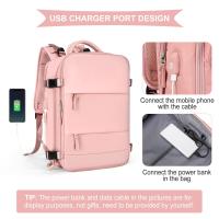 Mochila de viaje para hombres y mujeres, bolsa de viaje personal con múltiples bolsillos, mochila de mano aprobada por aerolíneas que se adapta a una computadora portátil de 16 pulgadas, mochila informal impermeable para la universidad, viajes, trabajo - details 2