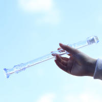 Flauta Larga De Plástico Con 8 Agujeros G Para Principiantes Instrumento Musical Recorder Flauta De Madera Regalo Para Niños Con Palillo De Limpieza - details 5