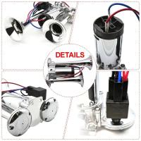 Bocina De Tren Doble Tocador 600DB Super Fuerte Para Camiones 12V Acero Inoxidable Electrónica De Alta Decibel Acabado Cromo Con Altavoz Para Coche - details 2