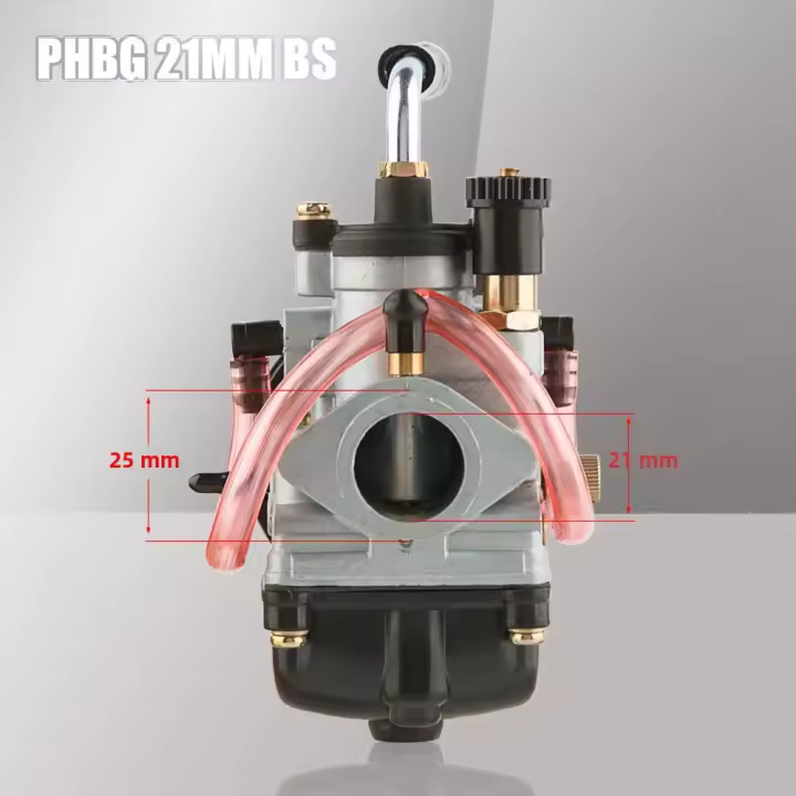 Carburador PHBG De 19mm 21mm Para Motor De 2 Tiempos Yamaha BWS ZUMA YQ50 50-100cc Accesorios De Motor Dellorto Material De Aluminio - 1