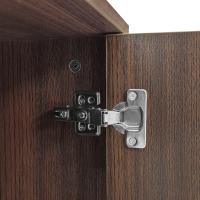 Mueble TV, Mueble Bajo with Textura Tallada, Mueble TV with tira de Luz LED y Puerta de Cristal Templado - details 1