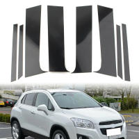 Adhesivos Para Puertas De Coche CHEVROLET Trax 2015-2022 8pcs SET Negro Brillante Decorativos Para Postes Y Ventanas - details 0