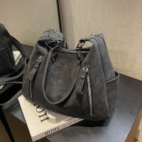 Bolso Bandolera De Lujo Para Mujer Diseñador Oblique Capacidad Grande Retro PU Mate Bolso De Hombro Single Estilo Bohemio - details 17