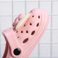 Nuevos Pantuflas Para Niñas Verano Hechas a Mano Con Dibujos Animados Corbata Antideslizante Sandalias De Jardín Playa Para Niños Y Niñas Tallas 14-19 Cm - details 8
