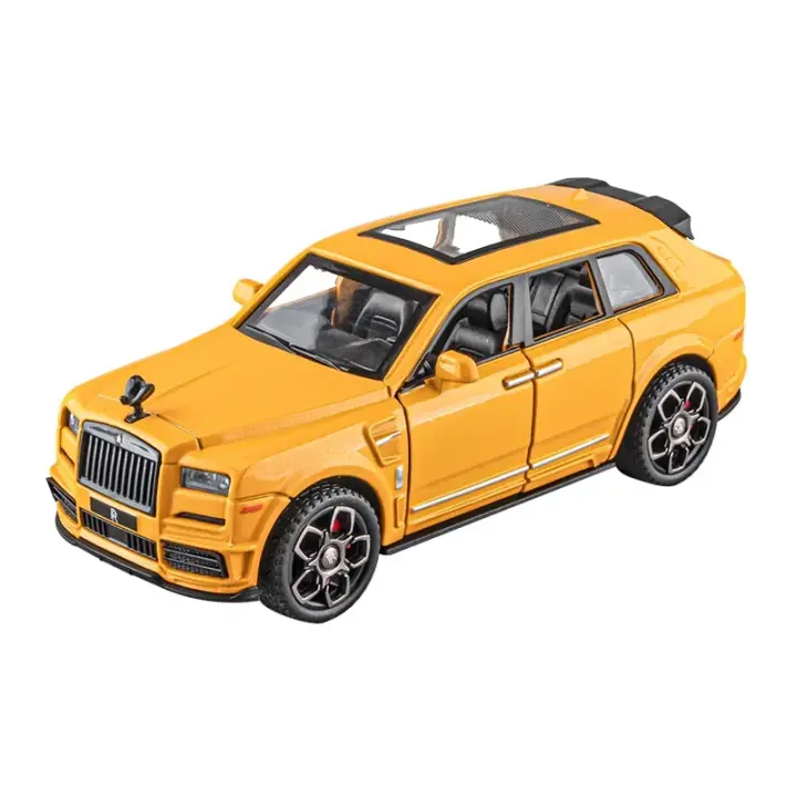 Modelo De Coche De Aleación De Metal Rolls Royce Cullinan a Escala 1:36 Con Sonido Y Luz Juguete De Colección Para Niños - 1