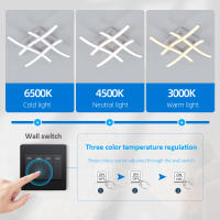 Lámpara De Techo Moderna IRALAN LED Con 3 Modos De Temperatura De Color Protección Para Los Ojos Instalación Fácil Para Habitaciones - details 5