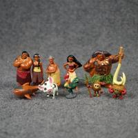 Figura De Acción Moana Maui Chief Tala Juguete Coleccionable PVC Decoración De Escritorio Regalo Para Niños Escala 1/12 - details 0