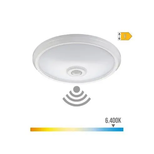 EDM Aplique de Superficie LED con sensor Infrarrojos 16W Luz Fría Ø29cm - 32509  Iluminación Interior Apliques Led - 1