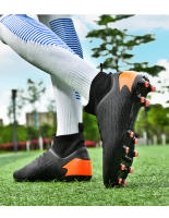 Nuevos Zapatos De Fútbol Para Hombres Entrenamiento Profesional Antideslizantes Para Campo Artificial Botas De Fútbol Con Tela Microfibra Antorcha Media Calf High Rubber Outsole - details 8