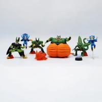 Set De 8 Figuras Dragon Ball Cell En Formas Variadas 8-10cm Modelos De Anime Ornamentos De Villano Figurines De Colección - details 8