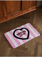 Carpetas De Lino De Peluche Imitación Cashmere VIKAMA Para Sala De Estar Dormitorio Baño Antideslizantes Y Resistente a La Suciedad Alfombras De Decoración Doméstica Técnica Máquina De Tejido Piel De Cordero 100% Poliéster - details 6