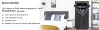 SONGMICS Armario Plegable de Tela con Barra de Colgar, Organizador para Ropa, Zapatos, Juguetes -  Ahorra Espacio 75 x 45 x 160 cm - Gris/Negro - - details 1
