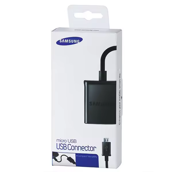 Samsung Adaptador Micro- USB a USB ET-R205 para Galaxy S6, S6 edge, S3, S4 Original - 1