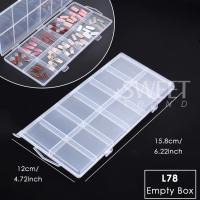 Caja De Almacenamiento Para Uñas Postizas De Acrílico Transparente Caja Vacía De Alta Calidad Organizador De Manicura Para Uñas Postizas De Presión Artificial - details 13