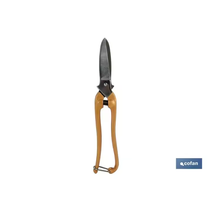COFAN - Tijeras de recolección forjadas | 200 mm de longitud | Con cierre metálico de seguridad - 1