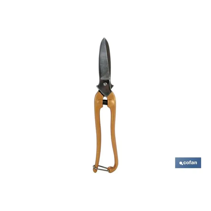 COFAN - Tijeras de recolección forjadas | 200 mm de longitud | Con cierre metálico de seguridad - 1