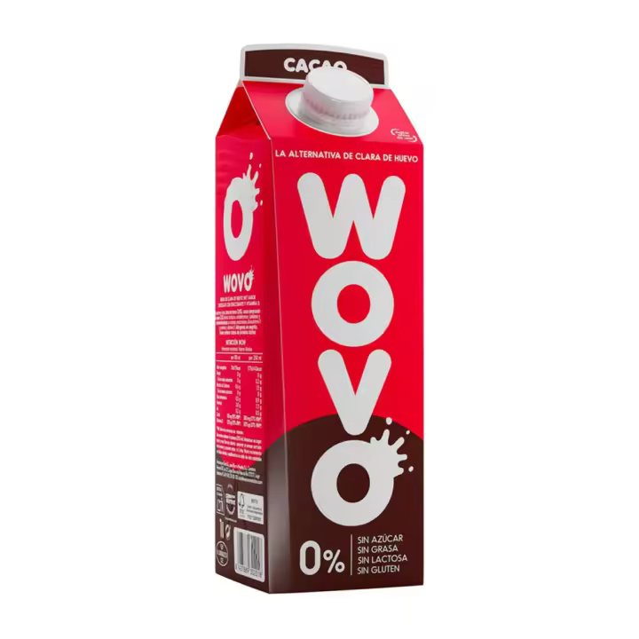 WOVO - Wovo Cacao 12 x 1 L - Bebida de clara de huevo - 1