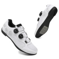 Zapatos De Ciclismo Para Hombre MTB Transpirables Negros Con Plataforma Plana Y Cierre De Bloqueo Libre Material De Suela De Goma Cómodos Para Bicicleta De Montaña Y Zapatillas De Ciclismo - details 7