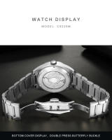 Reloj Mecánico Para Hombre CADISEN 2024 Lujo Resistente Al Agua 10Bar Movimiento Japonés NH35 Acero Inoxidable Con Cristal De Zafiro - details 10