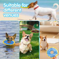 Juguetes Para Perros Interactivos Al Aire Libre Donuts De Papel Ruidosos Resistentes Al Masticado Sonido Squeaking Adecuados Para Pequeños Y Medianos Perros - details 4