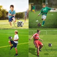Entrenador De Tiro De Fútbol Para Niños Con Cinturón Ajustable Y Cordón Elástico Equipo De Práctica Sin Manos - details 4